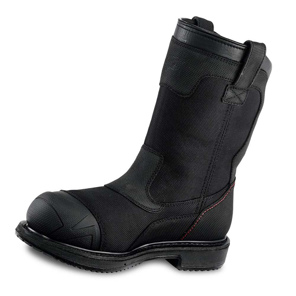 Red Wing MaxBond 10-inch Safety Toe Pull-On Men's Waterproof Boots Black | ZA 425RVD